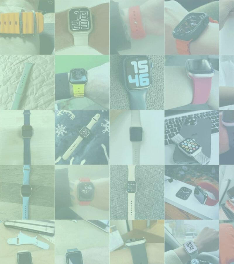 smartwatcherz vásárlók által küldött képekből készített banner desktopra