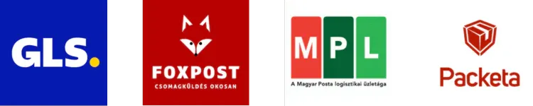 GLS, Foxpost, MPL, Packeta szállítási partnerek