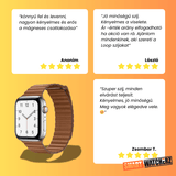 Apple Watch Leather Loop Szíj