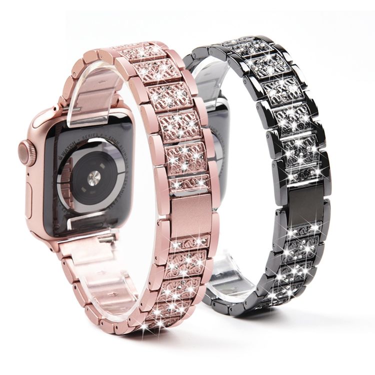 Apple Watch Diamond Steel Rozsdamentes Acél Szíj - Smartwatcherz