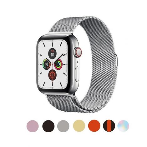apple watch okosórához való milánói szíj többféle színben. megfelelő 38mm 40mm 42mm 44mm es iwatch órához. állítható méretű apple watch szíj. Apple Watch series 1 2 3 4 5 6 SE hez megfelelő óraszíj1