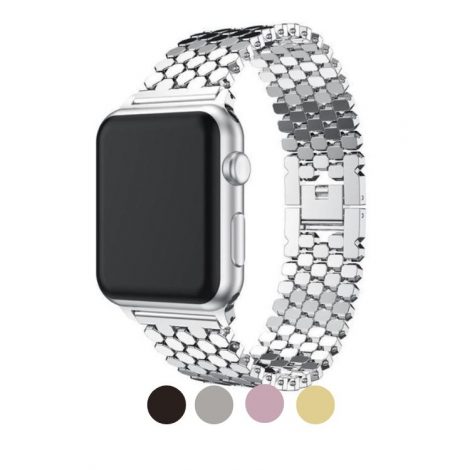 apple watch octagon rozsdamentes acél szíj smartwatcherz